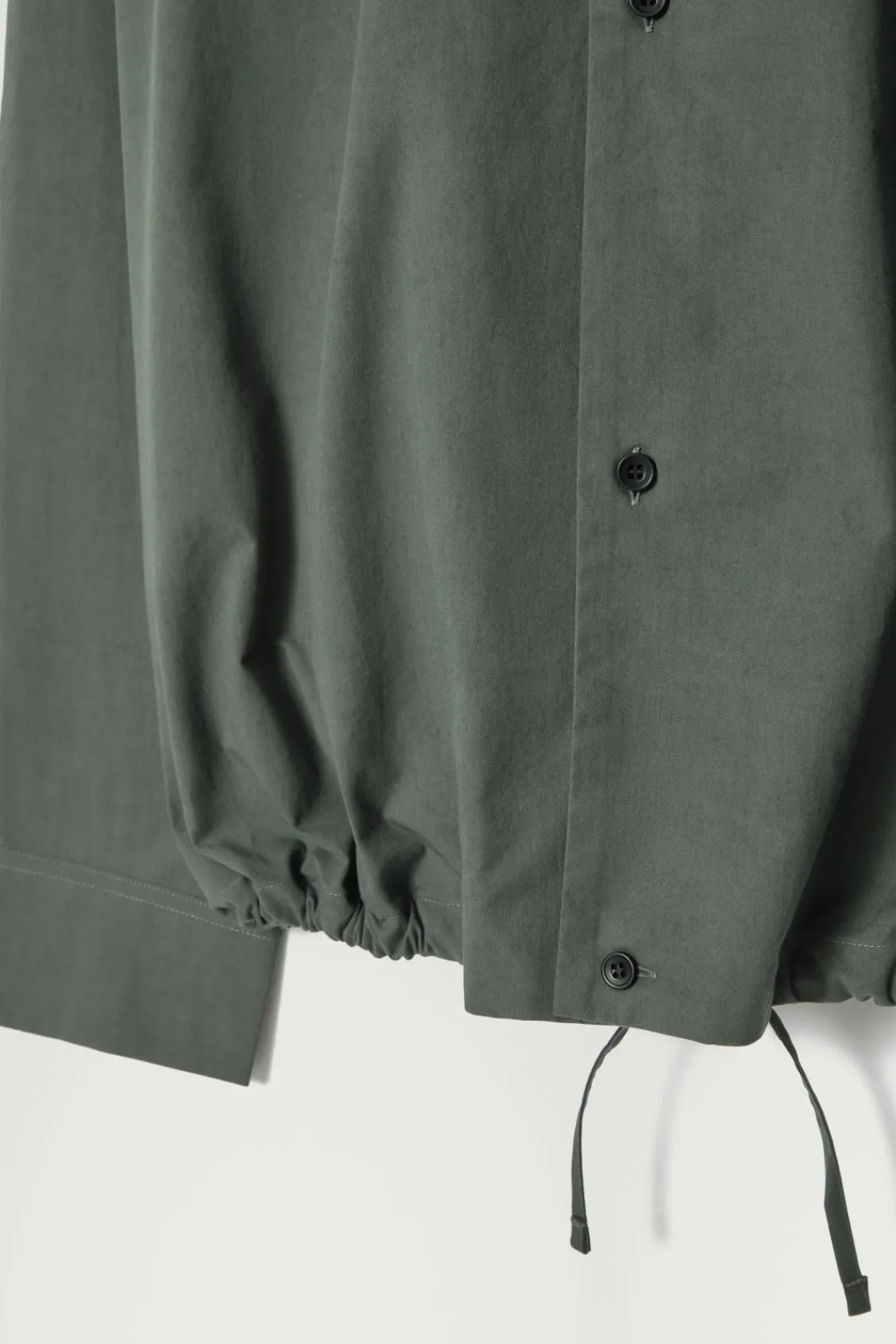 COS RELAXED DRAWSTRING COTTON SHIRT- Shirts