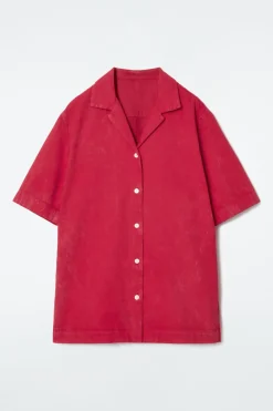 COS RELAXED FADED RESORT SHIRT-Women Shirts & Blouses | Tops