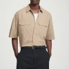 COS RELAXED FLAP-POCKET UTILITY SHIRT- Shirts