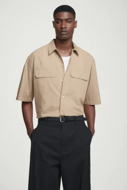 COS RELAXED FLAP-POCKET UTILITY SHIRT- Shirts