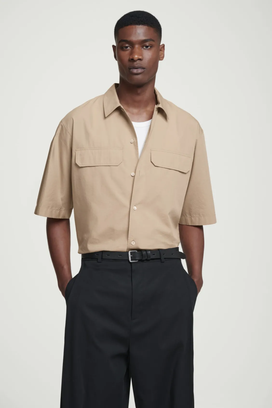 COS RELAXED FLAP-POCKET UTILITY SHIRT- Shirts