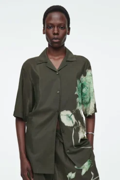 COS RELAXED FLORAL RESORT SHIRT-Women Shirts & Blouses | Tops