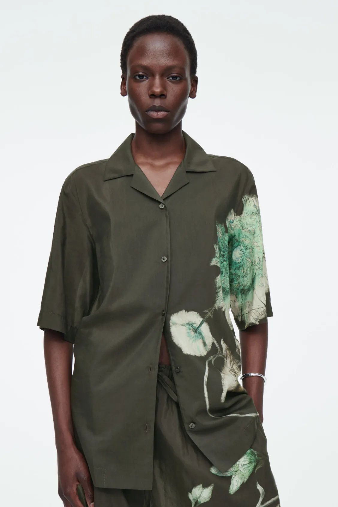 COS RELAXED FLORAL RESORT SHIRT-Women Shirts & Blouses | Tops