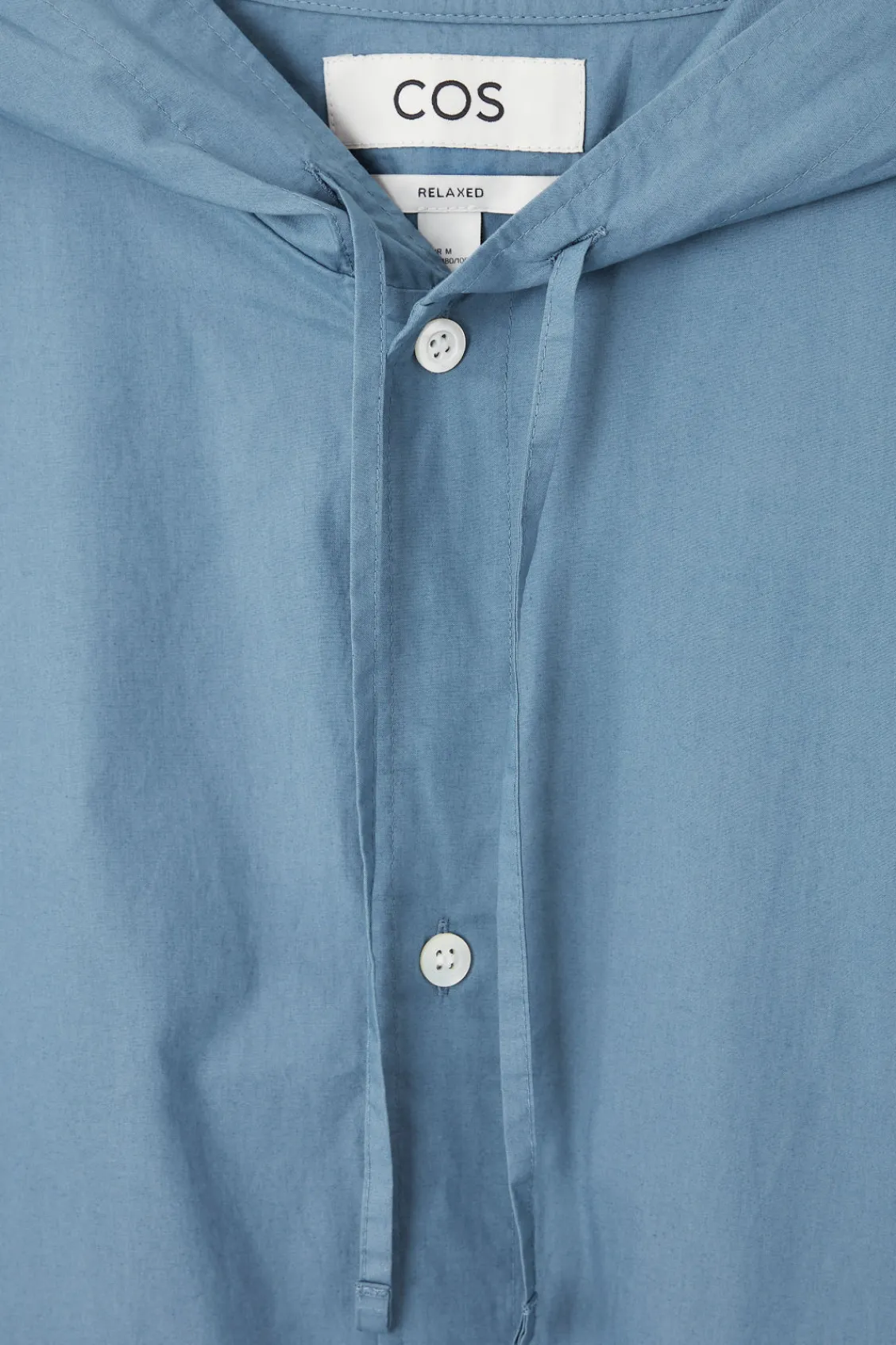 COS RELAXED HOODED COTTON SHORT-SLEEVED SHIRT- Shirts