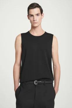 COS RELAXED KNITTED SILK VEST- T-Shirts | Sweaters & Cardigans