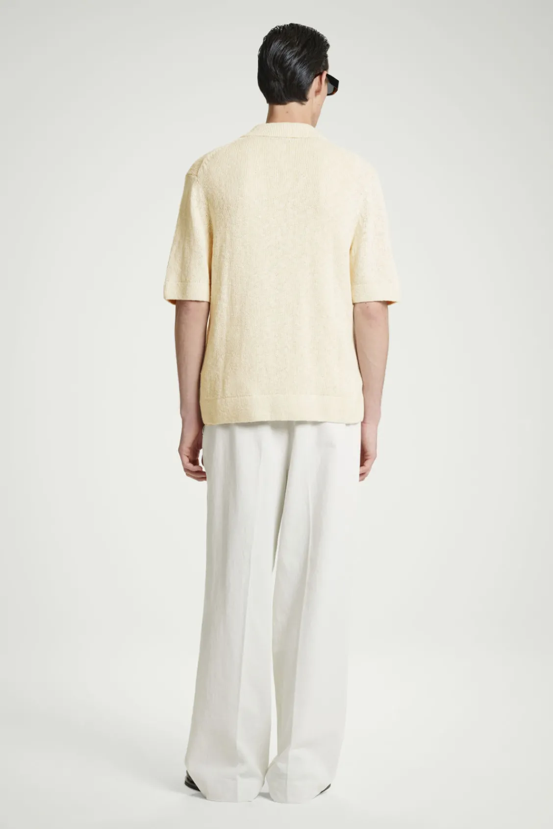 COS RELAXED MÉLANGE-KNIT SHIRT- Sweaters & Cardigans | Shirts