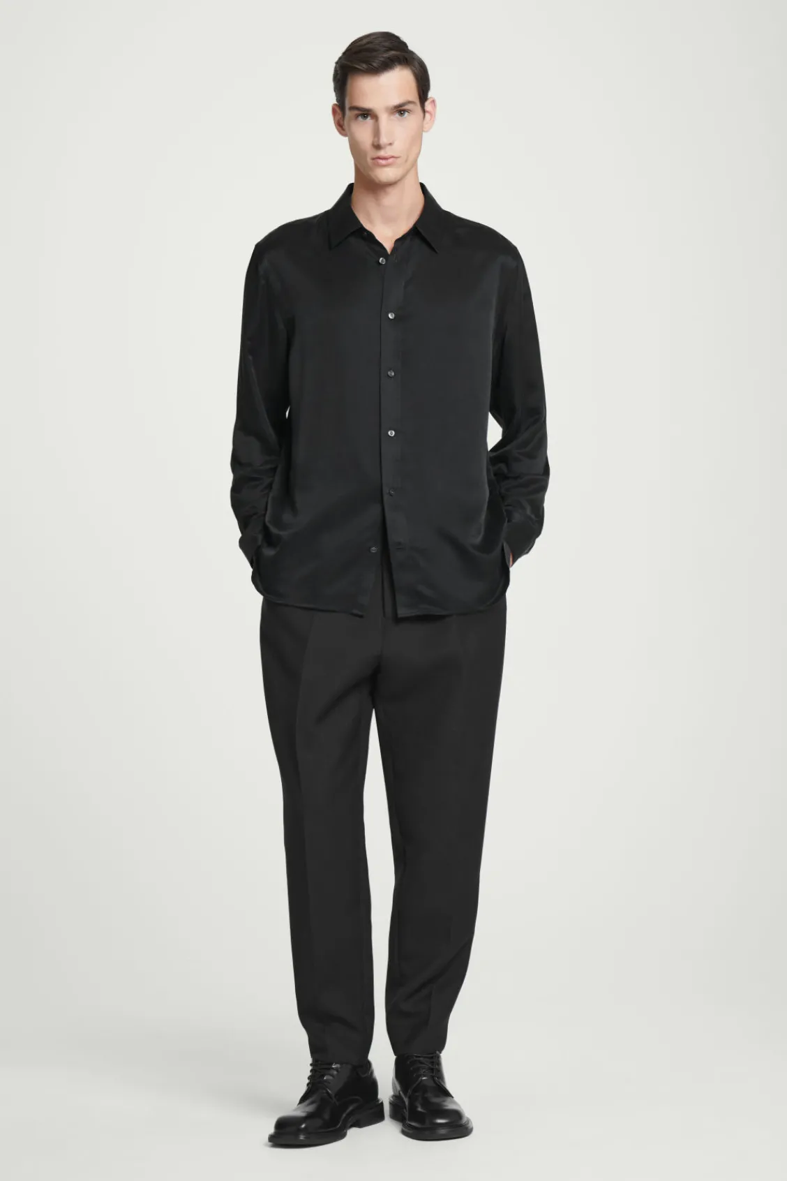 COS RELAXED SILK SHIRT- Shirts