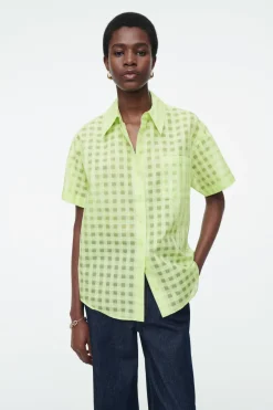 COS RELAXED SILK-BLEND UTILITY SHIRT-Women Shirts & Blouses | Tops