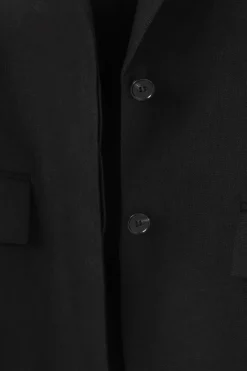 COS RELAXED SINGLE-BREASTED LINEN BLAZER-Women Coats & Jackets
