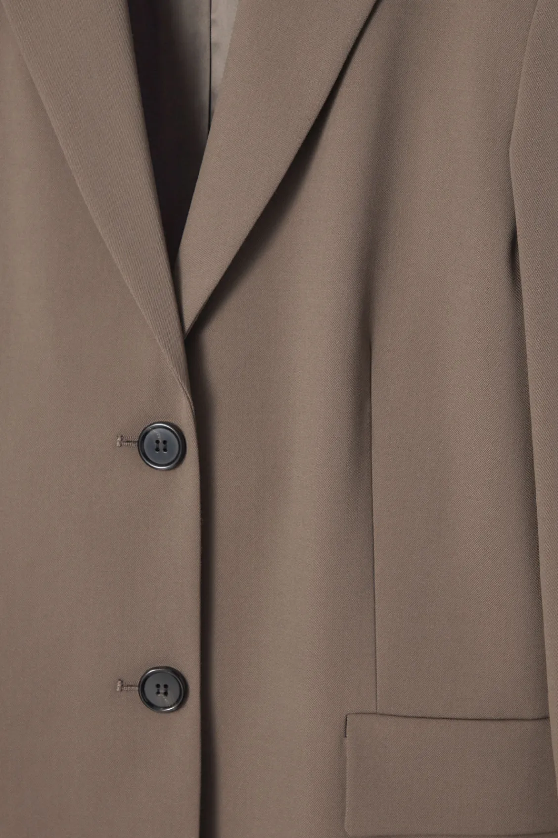 COS RELAXED SINGLE-BREASTED WOOL-BLEND BLAZER-Women Vests & Tailoring | Coats & Jackets