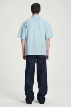 COS RELAXED STRIPED SHORT-SLEEVED SHIRT- Shirts