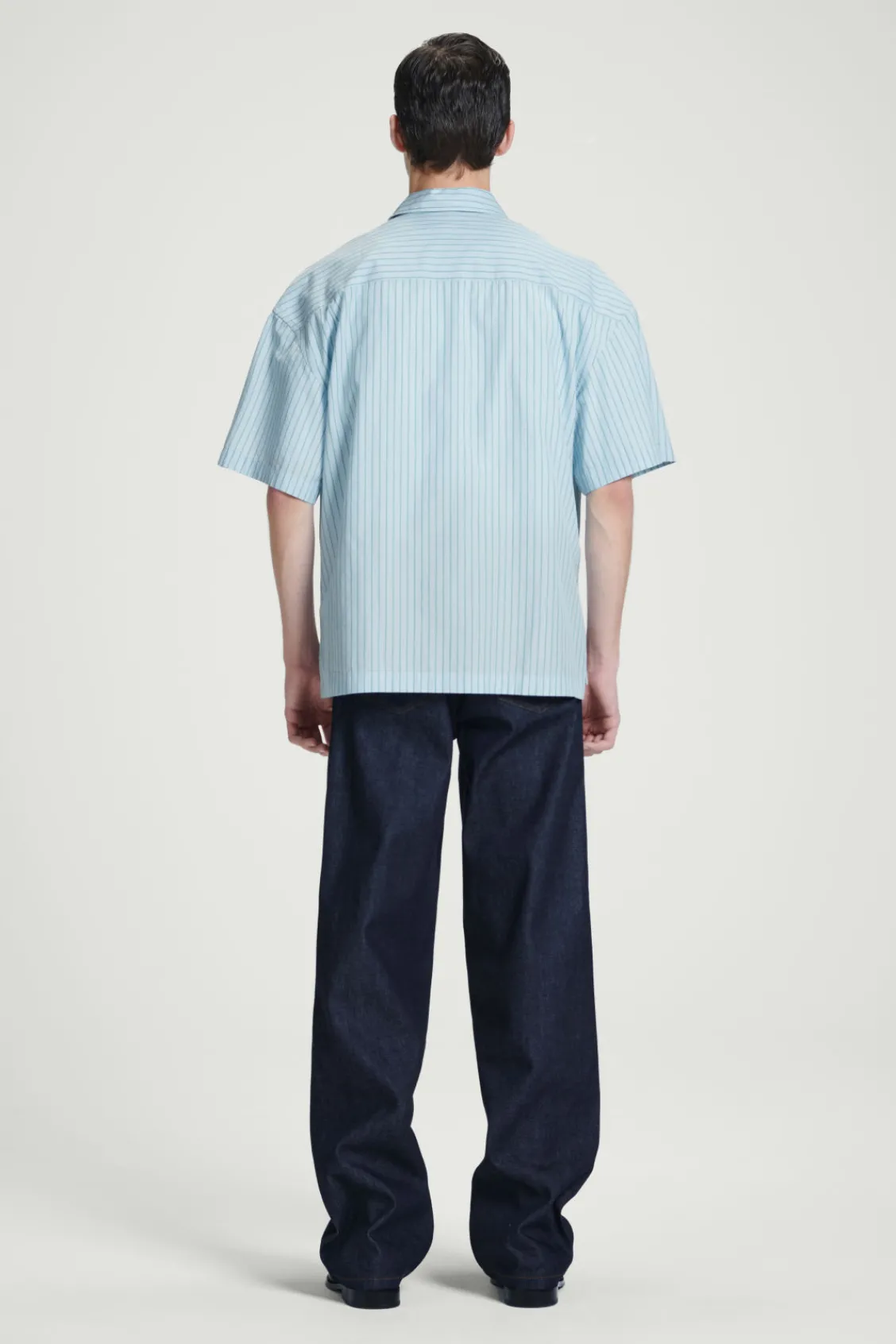 COS RELAXED STRIPED SHORT-SLEEVED SHIRT- Shirts