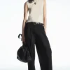 COS RELAXED TAILORED WIDE-LEG PANTS-Women Pants