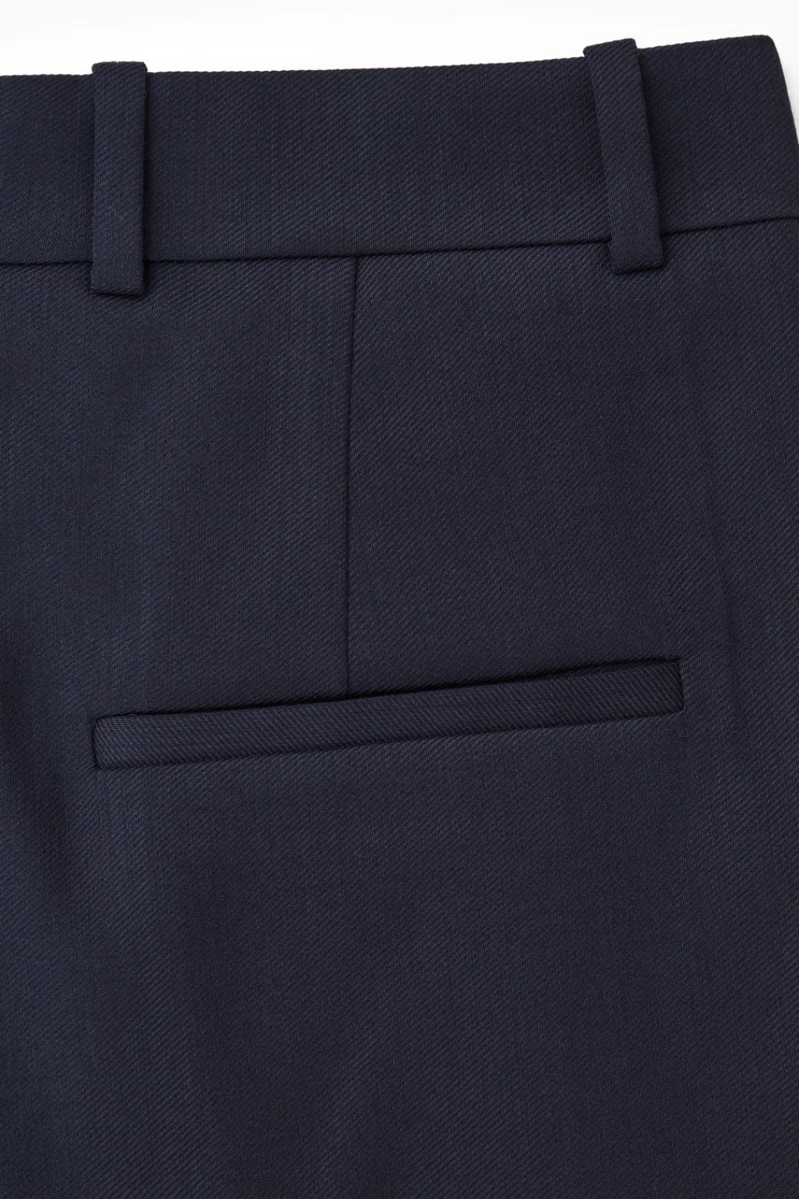 COS RELAXED TAILORED WOOL WIDE-LEG PANTS-Women Pants