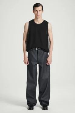 COS RELAXED TEXTURED-KNIT COTTON TANK- T-Shirts | Sweaters & Cardigans