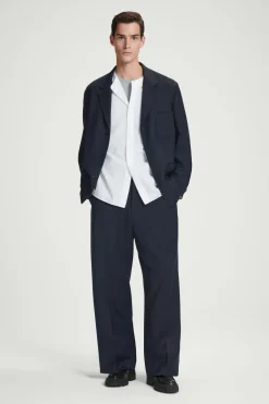 COS RELAXED UNSTRUCTURED MERINO WOOL-BLEND BLAZER- Suits & Tailoring | Coats & Jackets