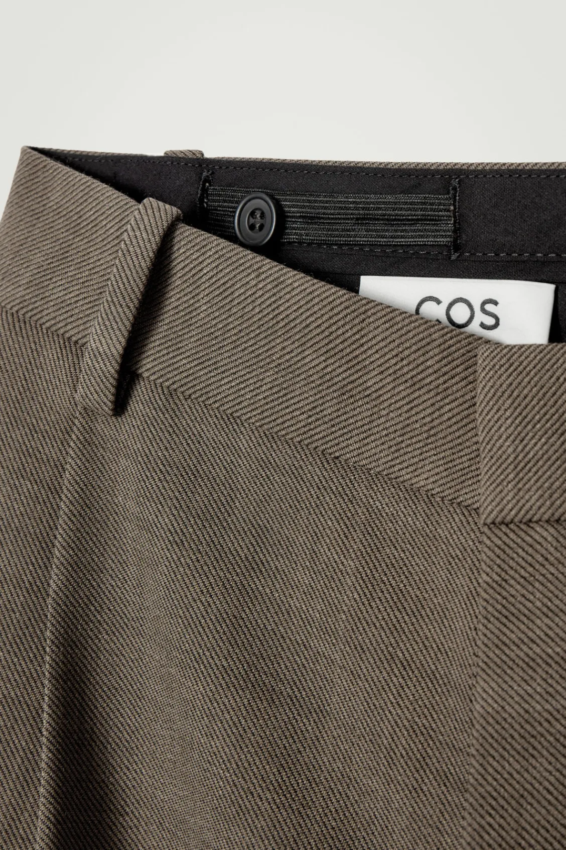 COS RELAXED WOOL-BLEND TAPERED PANTS- Suits & Tailoring | Pants