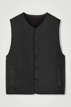 COS REVERSIBLE FAUX SHEARLING GILET- Coats & Jackets