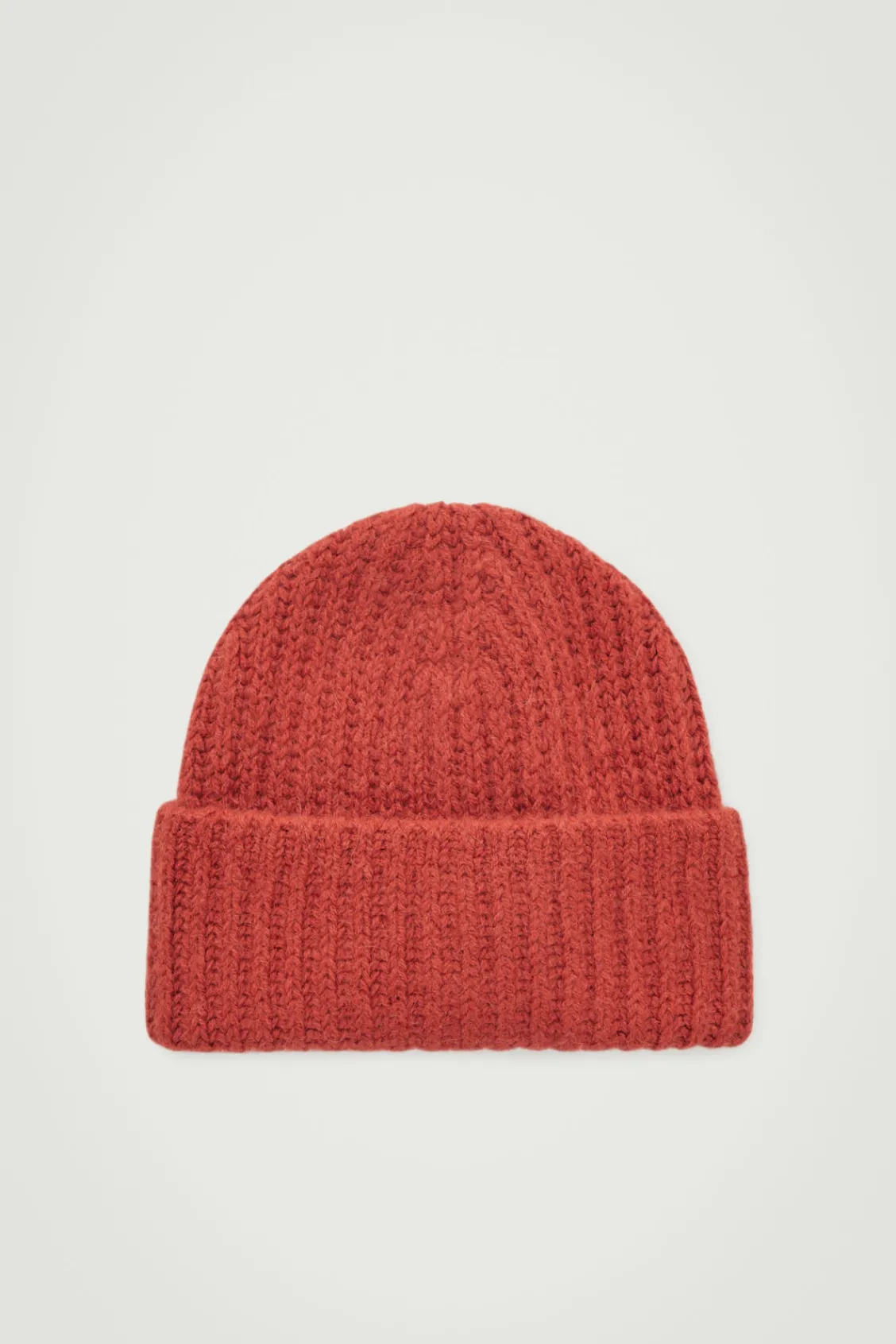 COS RIBBED ALPACA-BLEND BEANIE- Hats & Scarves