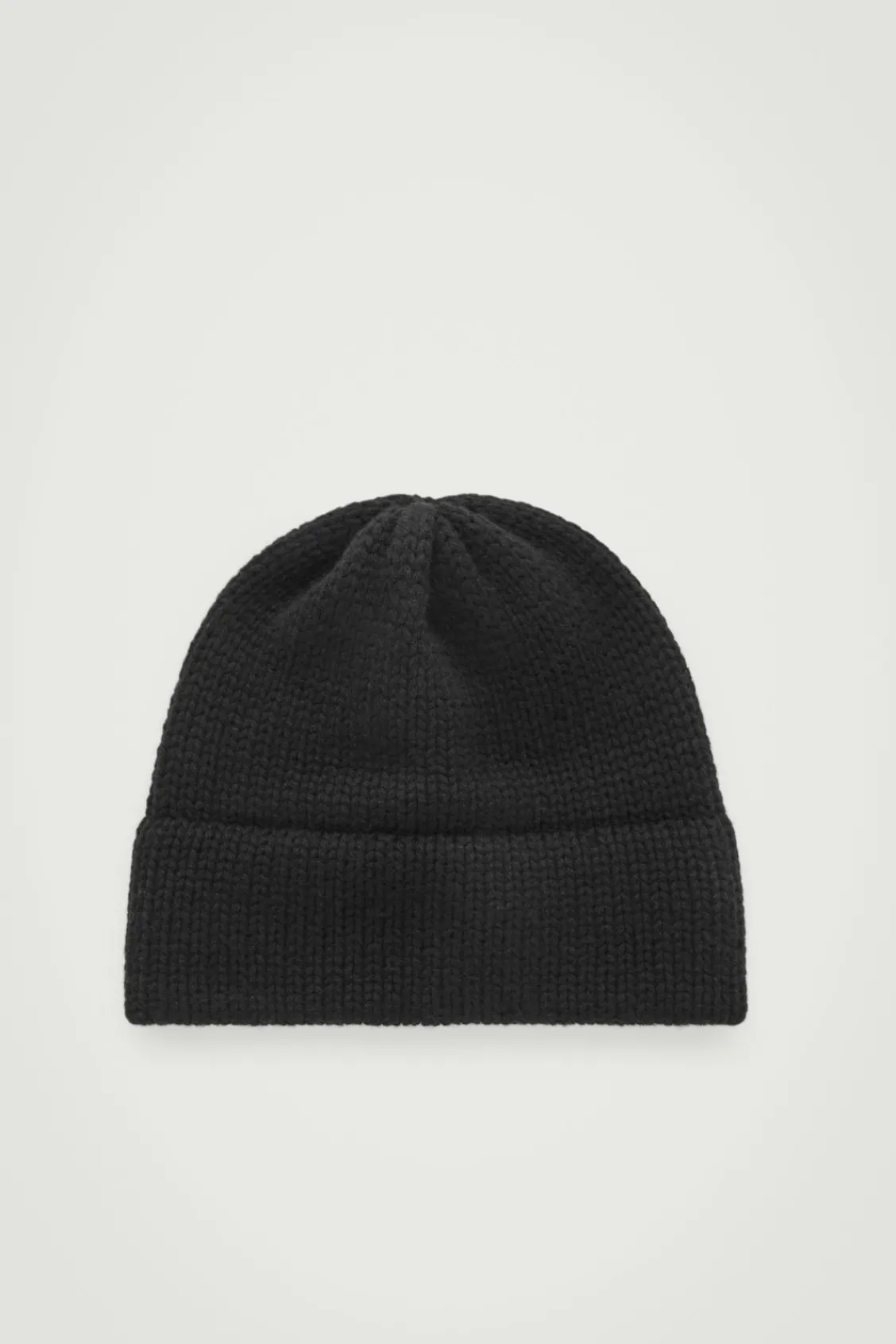 COS RIBBED CASHMERE-BLEND BEANIE- Hats & Scarves | Cashmere