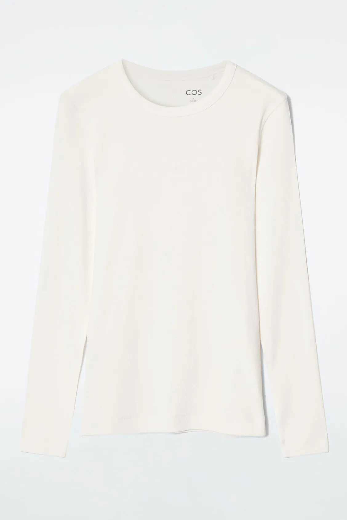COS RIBBED JERSEY LONG-SLEEVED TOP-Women T-Shirts | Tops