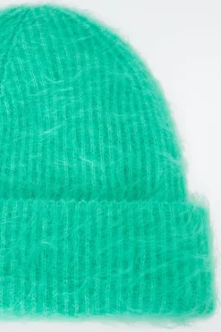 COS RIBBED MOHAIR BEANIE-Women Hats & Scarves
