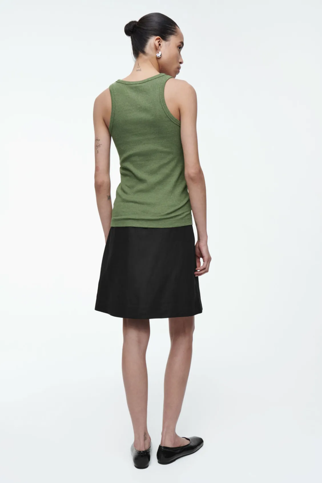 COS RIBBED TANK TOP-Women T-Shirts | Tops