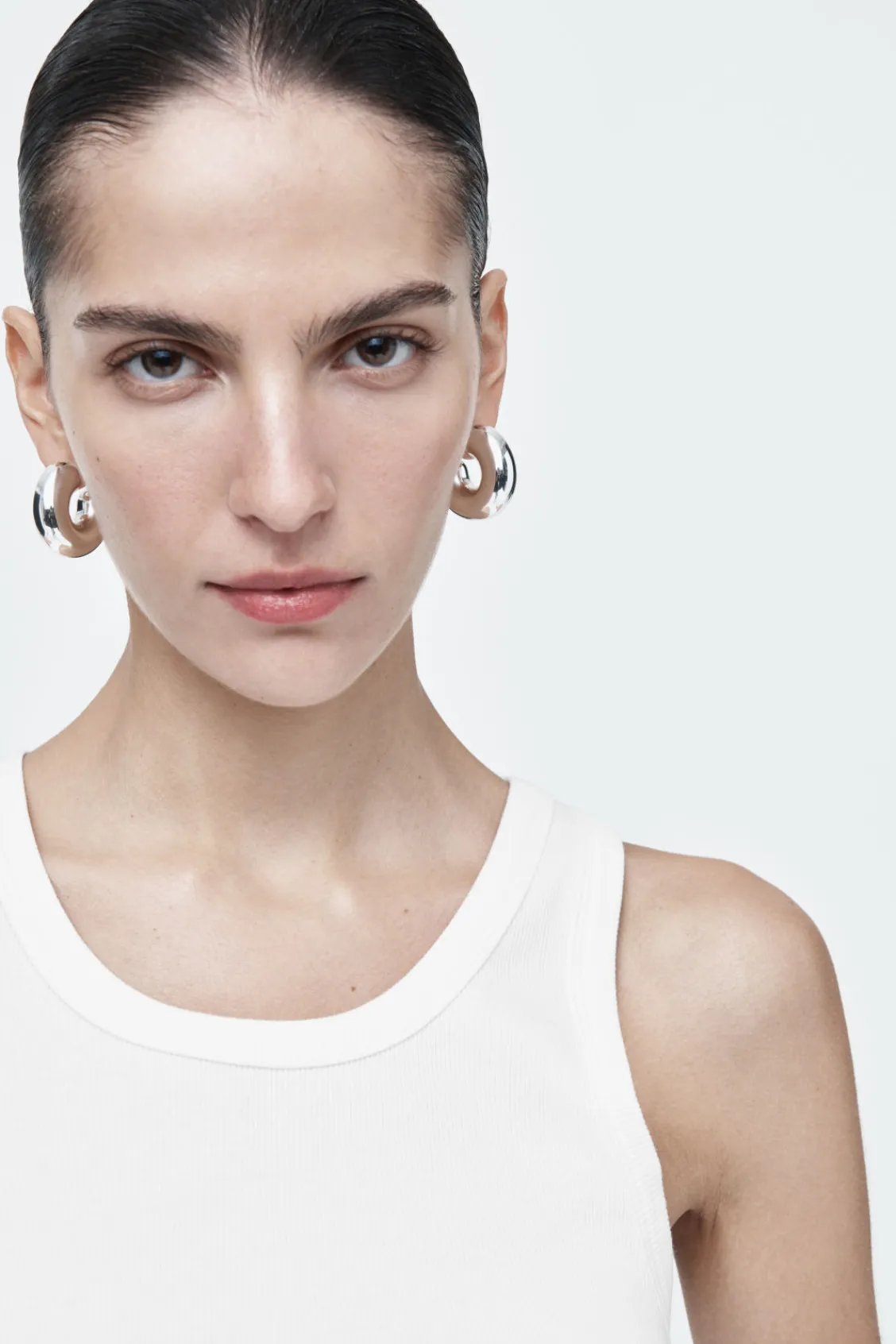 COS RIBBED TANK TOP-Women Tops