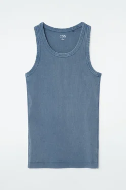 COS RIBBED TANK TOP-Women T-Shirts | Tops