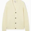 COS RIBBED WOOL AND CASHMERE CARDIGAN- Cashmere | Sweaters & Cardigans
