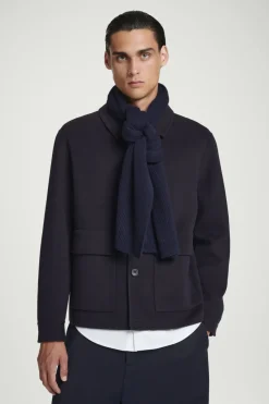 COS RIBBED WOOL AND CASHMERE SCARF-Women Hats & Scarves | Cashmere