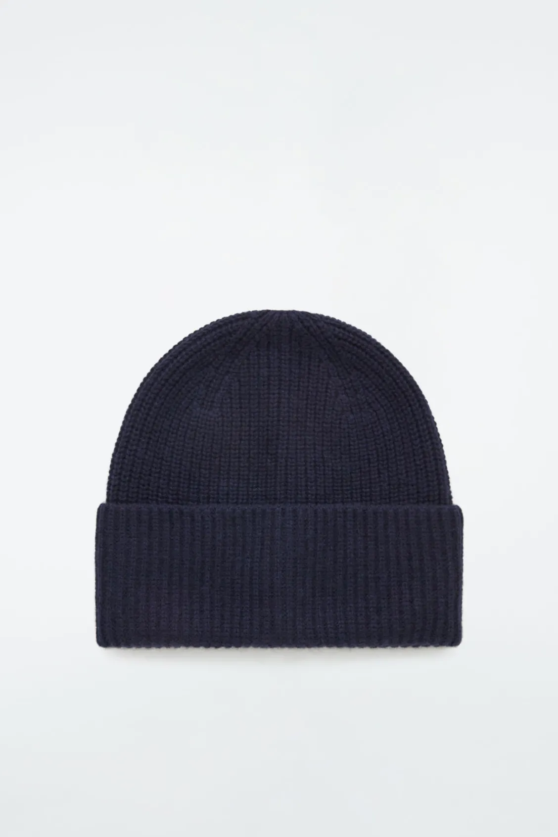 COS RIBBED WOOL AND CASHMERE BEANIE-Women Hats & Scarves | Cashmere