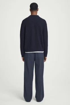 COS RIBBED WOOL AND CASHMERE-BLEND POLO SHIRT- Polo Shirts | Cashmere