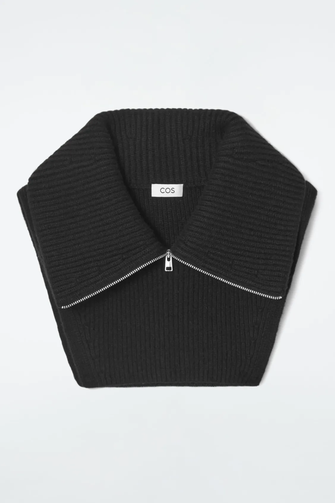 COS RIBBED WOOL COLLAR-Women Hats & Scarves | Capes & Hybrids