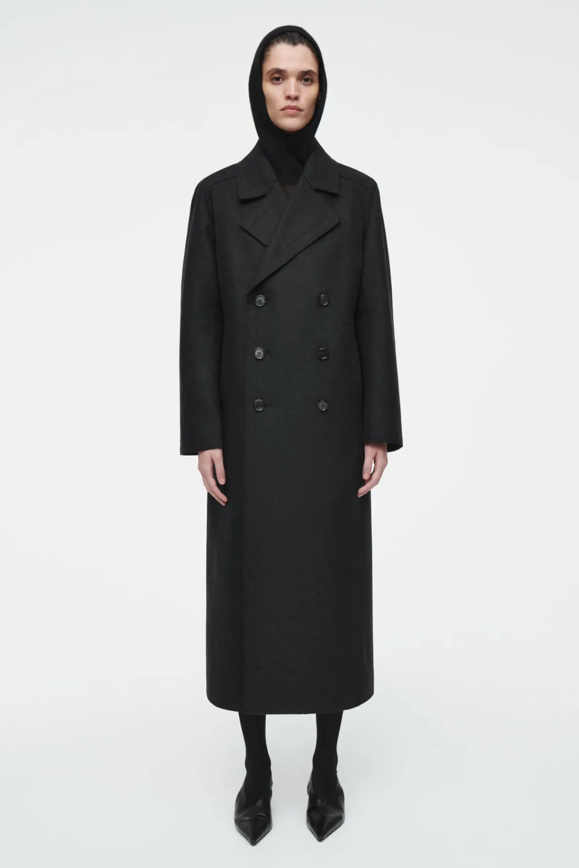 COS RIBBED WOOL-CASHMERE BALACLAVA-Women Hats & Scarves | Hats & Scarves