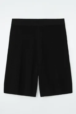 COS RIBBED-KNIT BERMUDA SHORTS-Women Pants | Sweaters & Cardigans