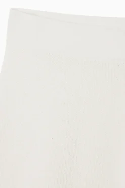 COS RIBBED-KNIT BERMUDA SHORTS-Women Pants | Sweaters & Cardigans