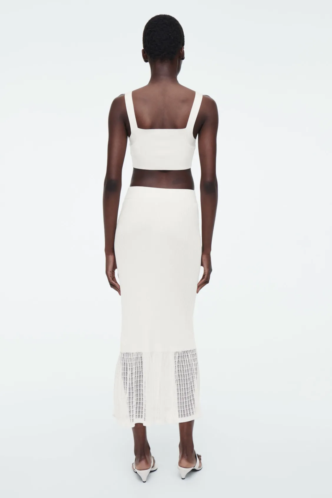 COS RIBBED-KNIT BRALETTE-Women Tops | Sweaters & Cardigans