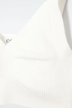 COS RIBBED-KNIT BRALETTE-Women Tops | Sweaters & Cardigans