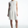 COS RIBBED-KNIT DROPPED-WAIST MINI DRESS-Women Dresses & Jumpsuits | Sweaters & Cardigans
