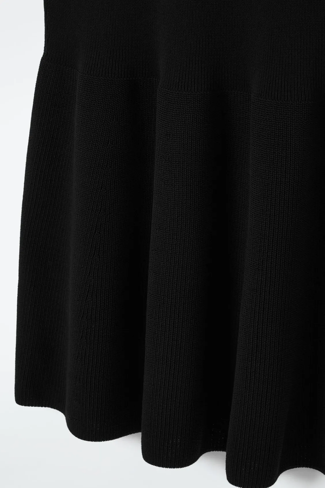 COS RIBBED-KNIT DROPPED-WAIST MINI DRESS-Women Dresses & Jumpsuits | Sweaters & Cardigans