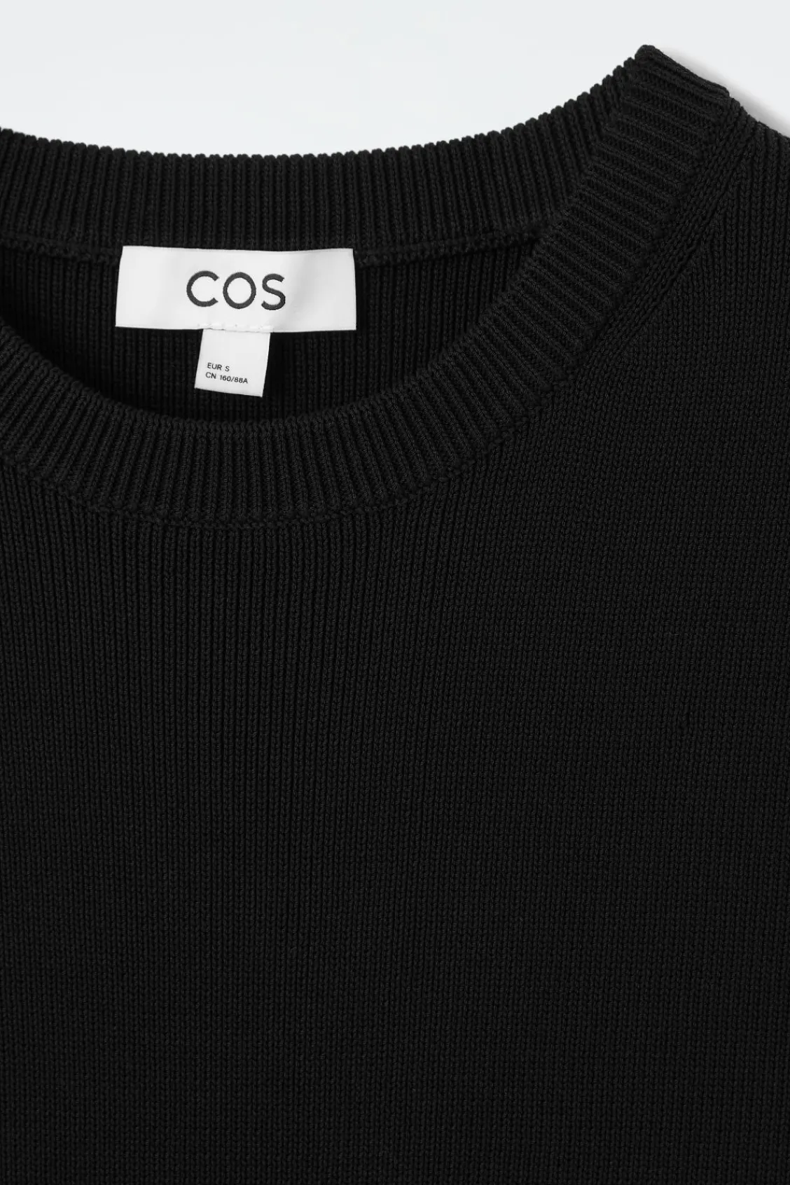 COS RIBBED-KNIT DROPPED-WAIST MINI DRESS-Women Dresses & Jumpsuits | Sweaters & Cardigans