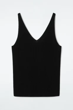 COS RIBBED-KNIT TANK TOP-Women Tops | Sweaters & Cardigans