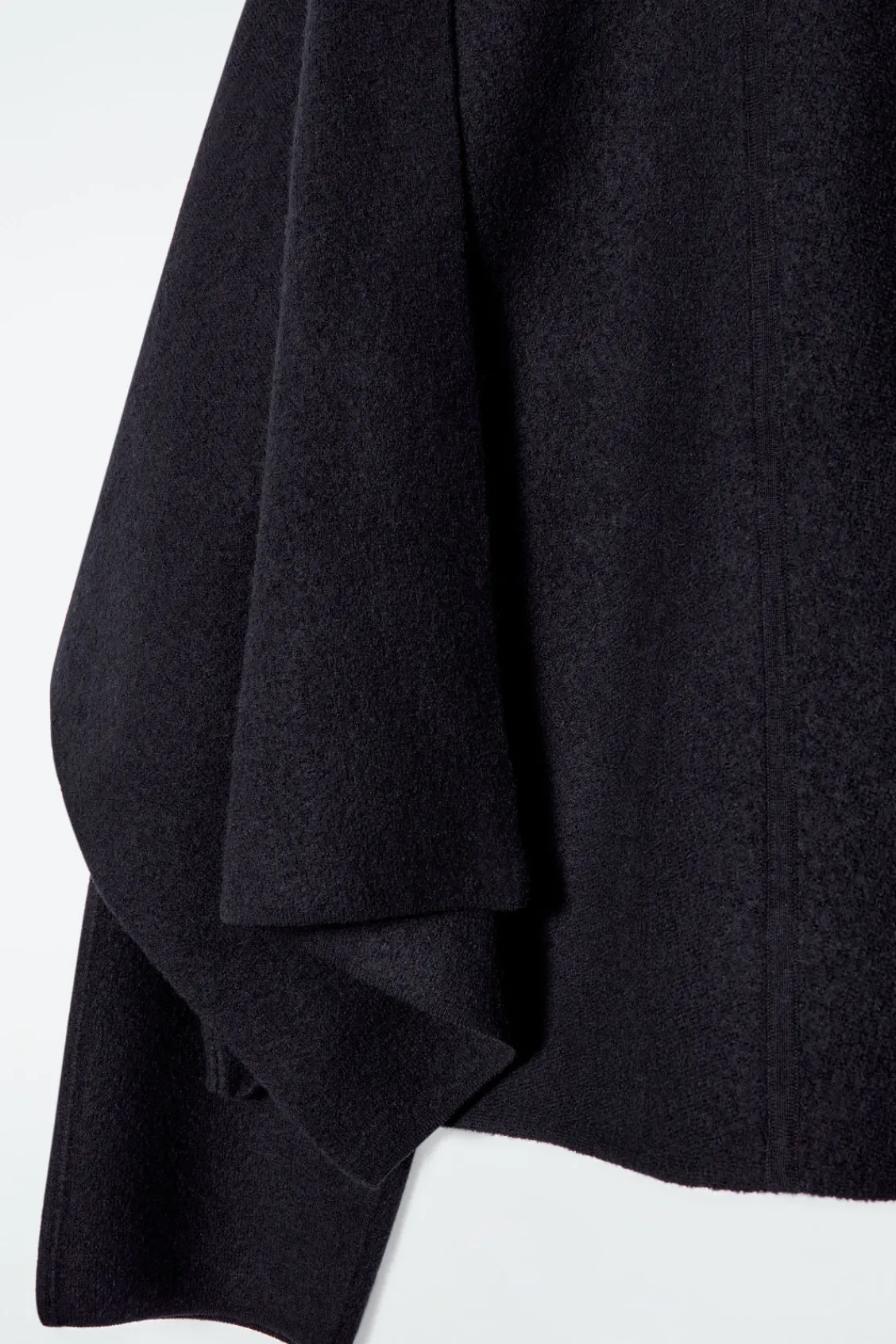 COS SCARF-DETAIL WOOL CAPE-Women Capes & Hybrids | Coats & Jackets