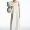 COS SCOOP-NECK JERSEY MIDI DRESS-Women Dresses & Jumpsuits