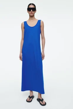 COS SCOOP-NECK JERSEY MIDI DRESS-Women Dresses & Jumpsuits