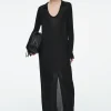 COS SCOOP-NECK POLO MAXI DRESS-Women Dresses & Jumpsuits
