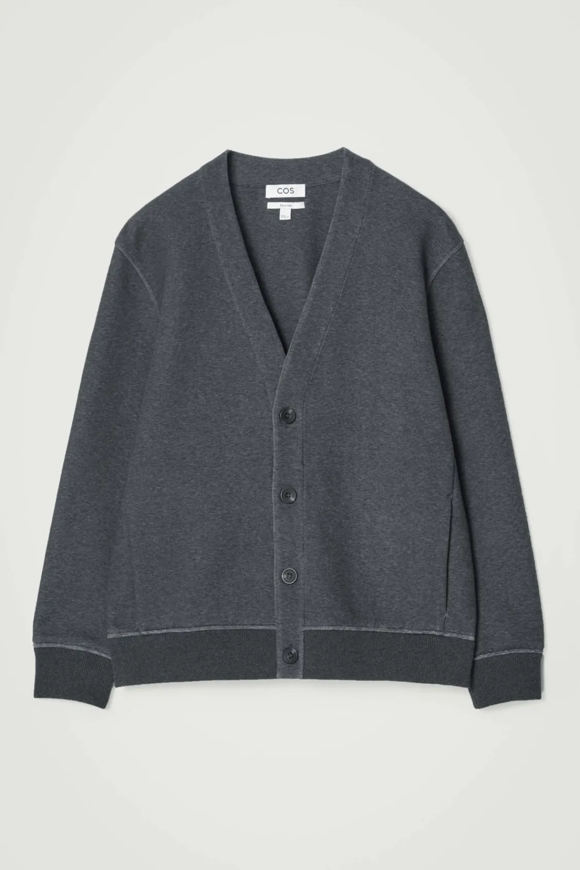 COS SCUBA-JERSEY V-NECK CARDIGAN- Matching Sets | Sweaters & Cardigans