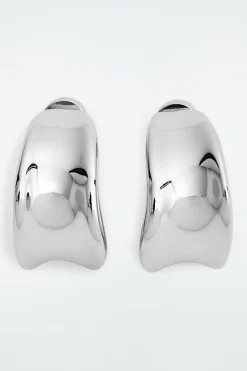 COS SCULPTED HOOP EARRINGS-Women Jewelry