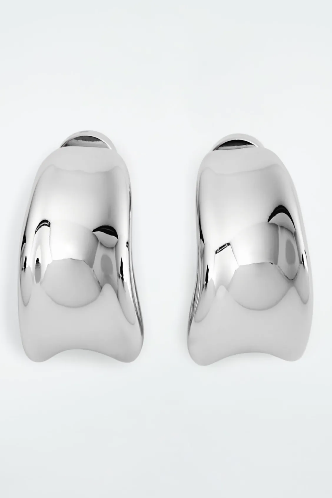COS SCULPTED HOOP EARRINGS-Women Jewelry